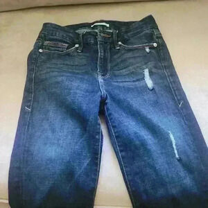 Good American Legs Chewed Jeans